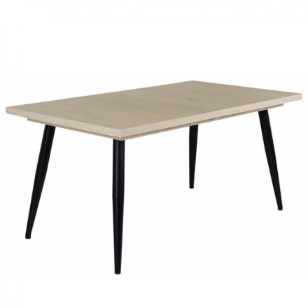 Fa étkezőasztal fekete lábbal Cotta cremona T28814-2-6980