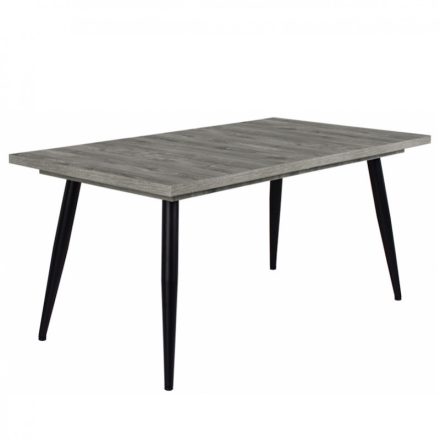 Fa étkezőasztal fekete lábbal Frizo szürke T28814-2-6982