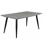 Fa étkezőasztal fekete lábbal Katthult T28814-2-6984