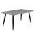Fa étkezőasztal fekete lábbal Katthult T28814-2-6984