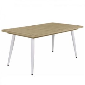   Fa étkezőasztal fehér lábbal Artisan tölgy T28815-2-6990