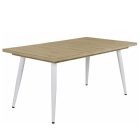 Fa étkezőasztal fehér lábbal Artisan tölgy T28815-2-6990