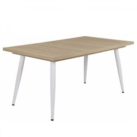 Fa étkezőasztal fehér lábbal Sonoma tölgy T28815-2-6998