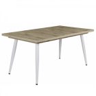 Fa étkezőasztal fehér lábbal Viking tölgy T28815-2-7000