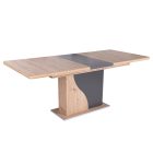 Fa étkezőasztal Artisan tölgy-Matt sötétszürke T28816-2-7001