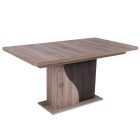 Fa étkezőasztal Artisan tölgy-Matt sötétszürke T28816-2-7001