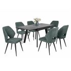 Étkezőasztal Fehér márvány T28819-2-7012