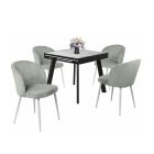 Étkezőasztal Fehér márvány T28819-2-7012