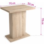 Fa étkezőasztal Rusztik fehér T28823-2-7022