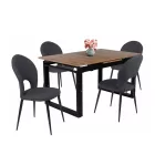 Fa étkezőasztal Sötét tölgy T28824-2-7040