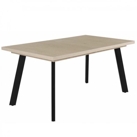 Fa étkezőasztal fekete lábbal Cotta cremona T28825-2-7042