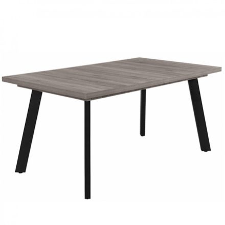 Fa étkezőasztal fekete lábbal San remo tölgy T28825-2-7048