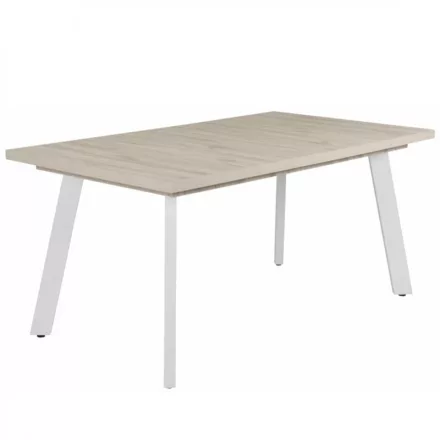 Fa étkezőasztal fehér lábbal Justus tölgy T28826-2-7056