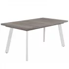 Fa étkezőasztal fehér lábbal San remo tölgy T28826-2-7059