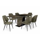 Fa étkezőasztal Sötét justus tölgy T28832-2-7076