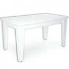 Fa étkezőasztal Fehér T28833-2-7077