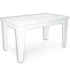 Fa étkezőasztal Fehér T28833-2-7077