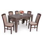 PE-DM Fa étkezőasztal Fehér