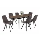 RE-DM Étkezőasztal Fehér márvány