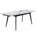 RE-DM Étkezőasztal Fehér márvány