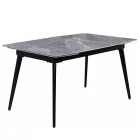 RE-DM Étkezőasztal Szürke márvány