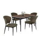 RE-DM Étkezőasztal Sötét tölgy