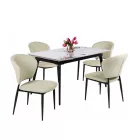 RE-DM Étkezőasztal Bézs kő