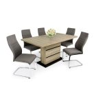 SY-DM Fa étkezőasztal Sonoma tölgy