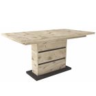 SY-DM Fa étkezőasztal Sonoma tölgy
