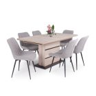 SY-DM Fa étkezőasztal San remo tölgy