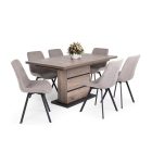 SY-DM Fa étkezőasztal Sötét justus tölgy