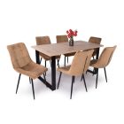 ZO-DM Fa étkezőasztal Artisan tölgy