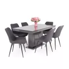 MFL-DM Fa étkezőasztal Antracit