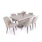 MFL-DM Fa étkezőasztal Cappuccino