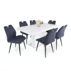 MFL-DM Fa étkezőasztal Fehér