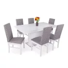 MFL-DM Fa étkezőasztal Fehér