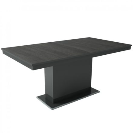 MFLP-DM Üveg étkezőasztal Magasfényű antracit - Canterbury