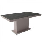 MFLP-DM Üveg étkezőasztal Magasfényű cappuccino - Canterbury