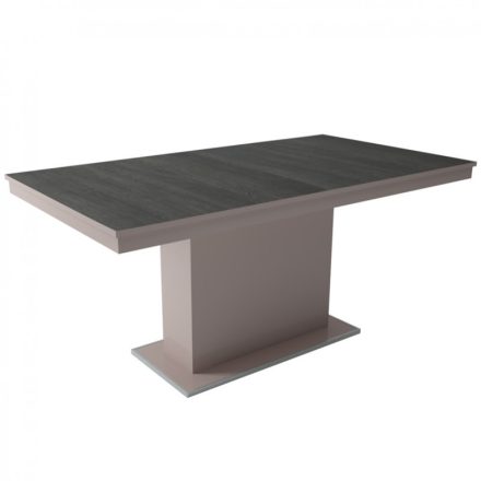 MFLP-DM Üveg étkezőasztal Magasfényű cappuccino - Canterbury