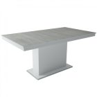 MFLP-DM Üveg étkezőasztal Magasfényű fehér - Katthult