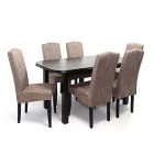 Pio2 - DSZ kibővíthető étkezőasztal 160-as Mogyoró