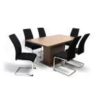 Fémvázas étkezőszék Fekete T28861-2-7164