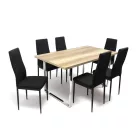 Fémvázas étkezőszék Fekete T28862-2-7169