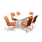 Fémvázas étkezőszék Barna T28863-2-7171