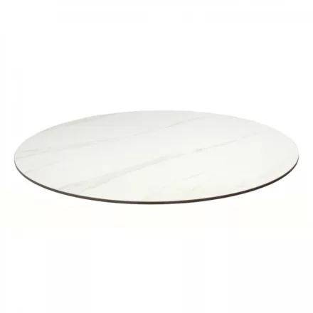 Kör asztallap 110 cm Fehér márvány T28894-2-7258