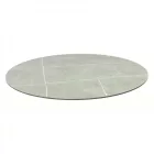 Kör asztallap 110 cm Szürke márvány T28894-2-7259