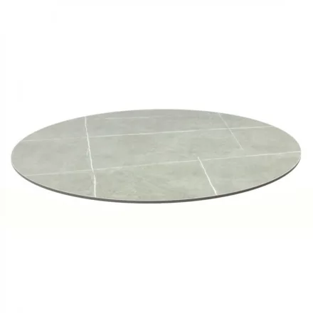 Kör asztallap 110 cm Szürke márvány T28894-2-7259