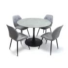 Asztalláb Fekete T28900-2-7281