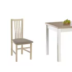 Étkezőgarnitúra 3 személyes Fehér sonoma tölgy T328-2-812