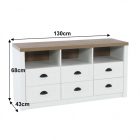 3 fakkos komód 6 fiókkal T6269